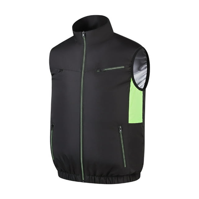 Naiovety Seco y protegido en cualquier clima con la innovadora chaqueta con aire acondicionado Fan Vest Escalada negro METRO