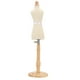 thumbnail image 5 of Maniquí profesional de madera de haya para mujer, duradero, con base de madera para exhibición de ropa, 5 of 14