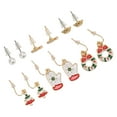 thumbnail image 3 of Aleació de Pendientes Navideños, Pendientes Navideños Set Práctico 6 Par de Moda para La Fiesta para Mujeres, 3 of 7