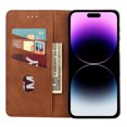 thumbnail image 2 of Allytech Slim Wallet Case for iPhone 15 Plus, Luxury PU Leather + Soft TPU Cover with Card Slots & Cash Pocket, Magnetic Closure Kickstand Shockproof Business Case for Women men - Brown, 2 of 9
