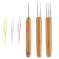 thumbnail image 1 of Yinanstore Lot de 3 Crochets Triples pour Tresses Outils de Maintenance - Multicolore, 0.75mm, 1 of 8