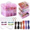 thumbnail image 1 of Kits para hacer pulseras Peirich con hilo de bordar de 44 colores, 1 of 9