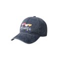 thumbnail image 2 of SAYOO Unisex Leisure Baseball Cap Unique Heart Letter Embroidery Peaked Cap Outdoor Sport Sun Hat, 2 of 4
