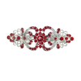 thumbnail image 1 of Preciosos corazones de cristal rojo de Faship y pasador de pelo floral, 1 of 2