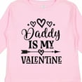 thumbnail image 4 of Inktastic Daddy is My Valentine Holiday Girls Long Sleeve Toddler T-Shirt, 4 of 5