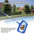 Pool Telescopic Handle Pole Pool Cleaner Handle Rod Swimming Pool Cleaning Fishing Net Supplies