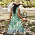 thumbnail image 5 of Summer Dresses for Women Maxi Dress V-Neck Floral Dress Casual Dress, 5 of 6