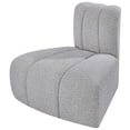 thumbnail image 6 of Meridian Furniture Arc Grey Boucle Fabric Reverse Corner, 6 of 8