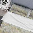 thumbnail image 4 of Designart 'Glam Rain Abstract IV' Glam Bedding Set - Duvet Cover & Shams, 4 of 4