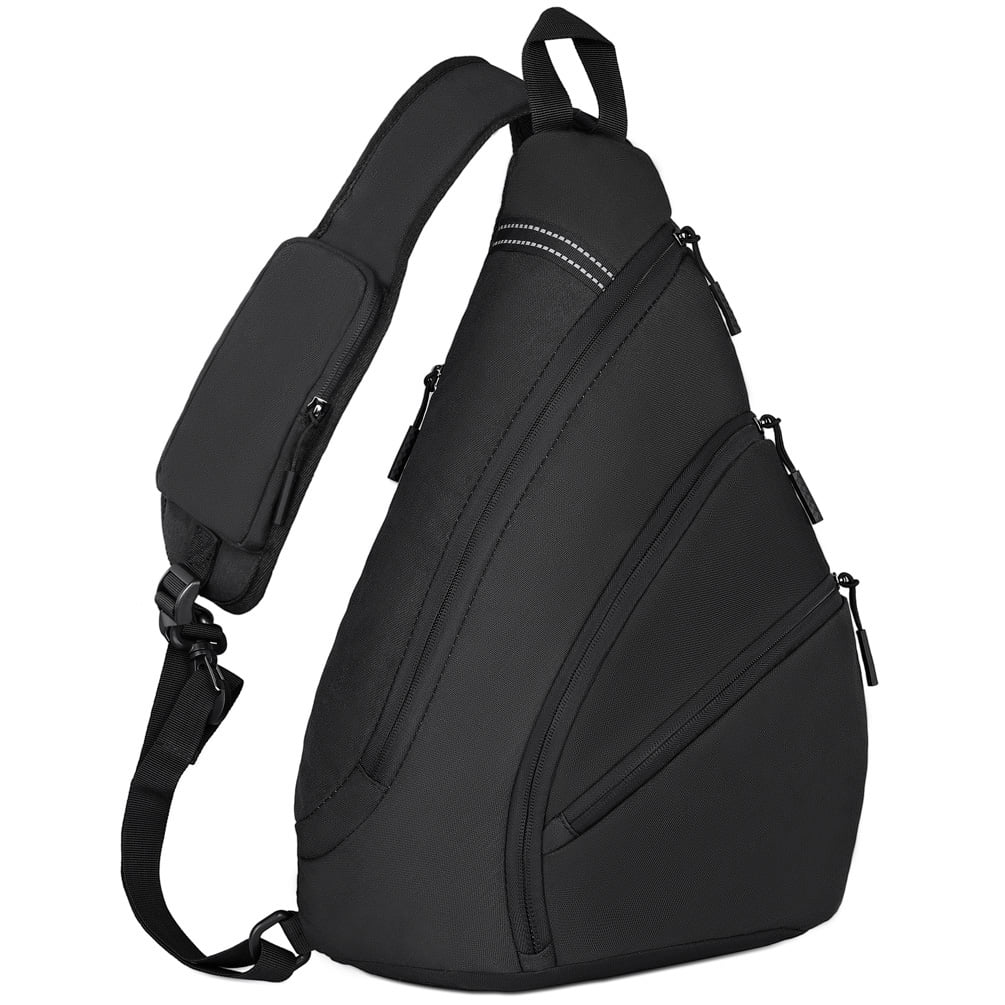 Waterproof Strap Backpack for Men ＆ Women - Small Sling Bag Crossbody Chest Shoulder Travel Bag with Earphone Hole 並行輸入品