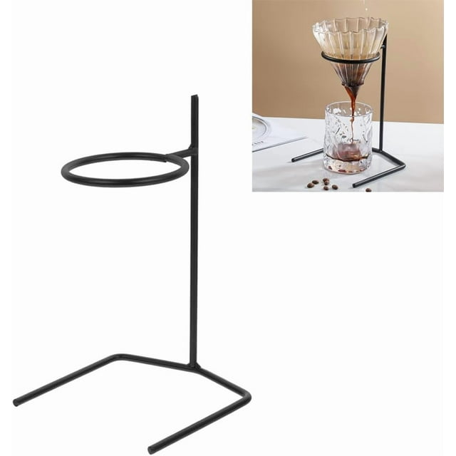 Coffee Filter Paper Storage Rack, Desktop Coffee Accessory Organizer, Kitchen Counter Display Stand (Straight)