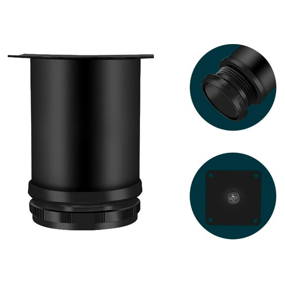 WHAMVOX  4 Pcs Stainless Steel Cabinet Legs Adjustable from Furniture Black