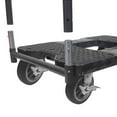 thumbnail image 2 of Snap-Loc 1500 Lb All-Terrain Professional E-Track Panel Cart Dolly Black, Safely Moves More In Less Time W/ Easy Rolling Casters, Removeable Panel Bars, Optional E-Strap Safety Attachment! SL1500PC6B, 2 of 8