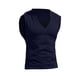 thumbnail image 2 of Camiseta sin mangas de cuello en V lisa para hombre: camiseta informal transpirable sin mangas para el verano, la playa y el entrenamiento., 2 of 5