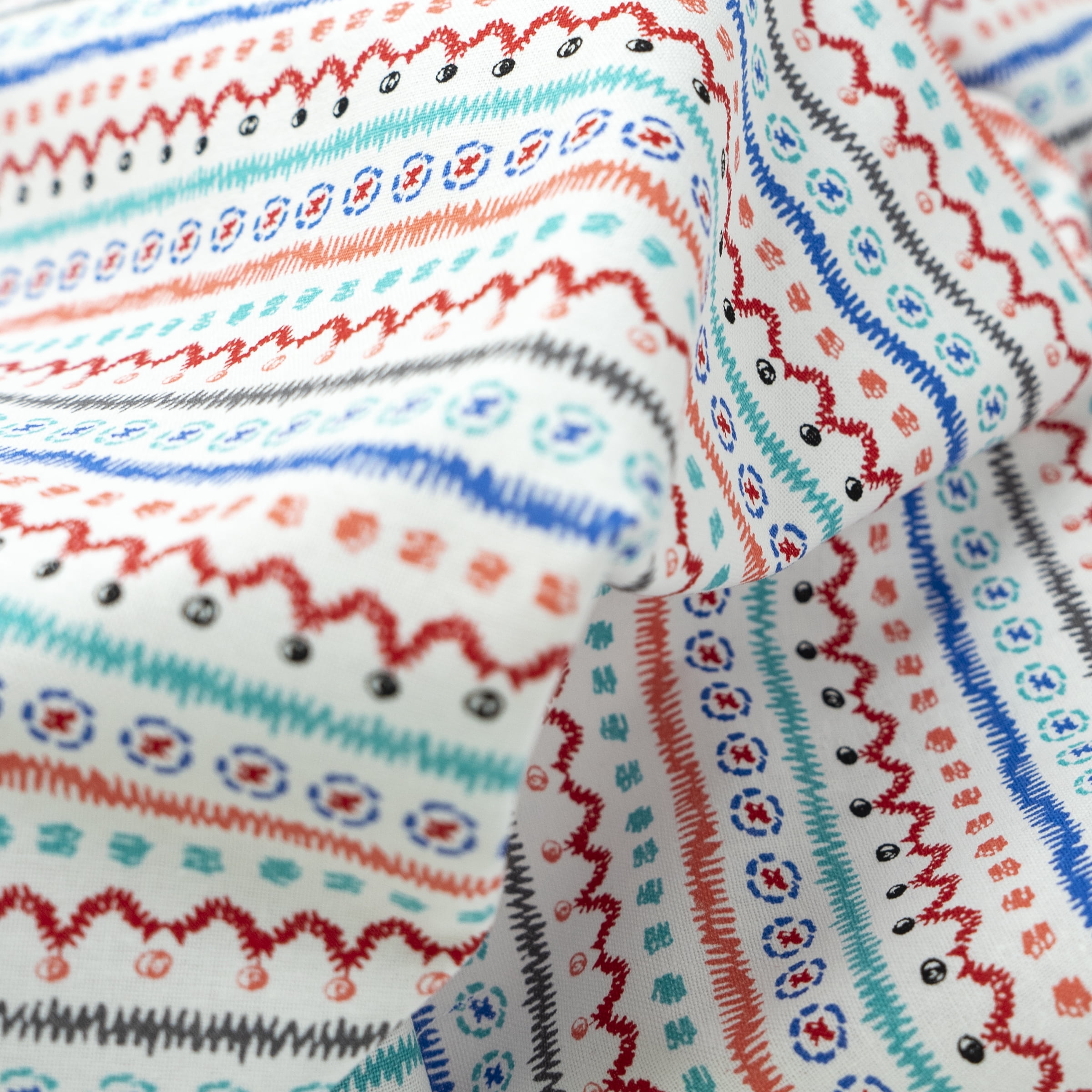 (2 pack) Waverly Inspirations 1 Yard Cut 100% Cotton Prints Fabric Boho Blanket 44" Wide for Quilting & Sewing
