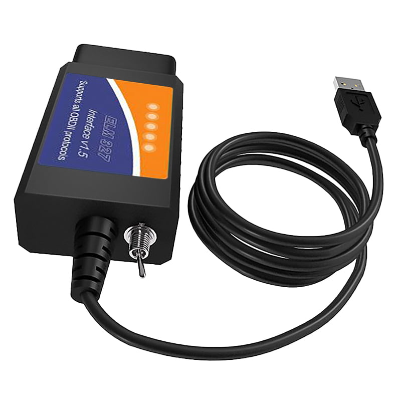 ELM327 USB modified fits Ford OBD2 diagnostic code reader reset tool