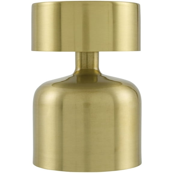 Livabliss Furnas Portable Table Lamp, 6-inch, Brass