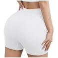 thumbnail image 7 of cfhntfmh Yoga Shorts for Women Stretch Skinny V-Shape Elastic Waisted Running Shorts Ribbed Jogger Workout Sports Shorts, 7 of 7