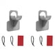 thumbnail image 1 of 2 Juego de Soportes para Tuberías de Piscina, Accesorios para Piscinas Elevadas, Accesorios para Piscinas, Mangueras para Piscinas Elevadas, Color Gris, 1 of 5