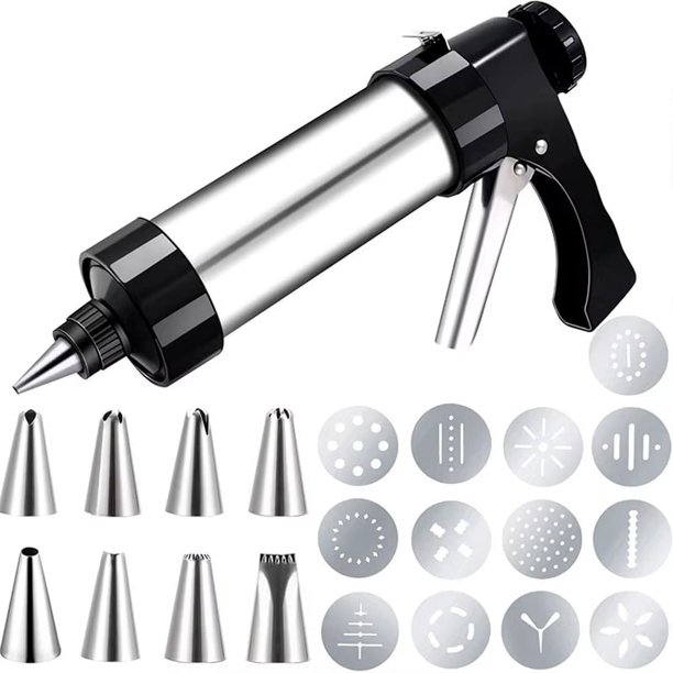 Máquina de Prensado Manual de Galletas con Pistola Decorativa de Acero Inoxidable, Herramienta para Hornear , Accesorios de Cocina