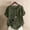 Army Green, variant on Women's Boho Floral Print Shirts for Women Summer Short Sleeve Tunic Shirts Button Crewneck Blouses 2026 Clothing(Coffee,XL)