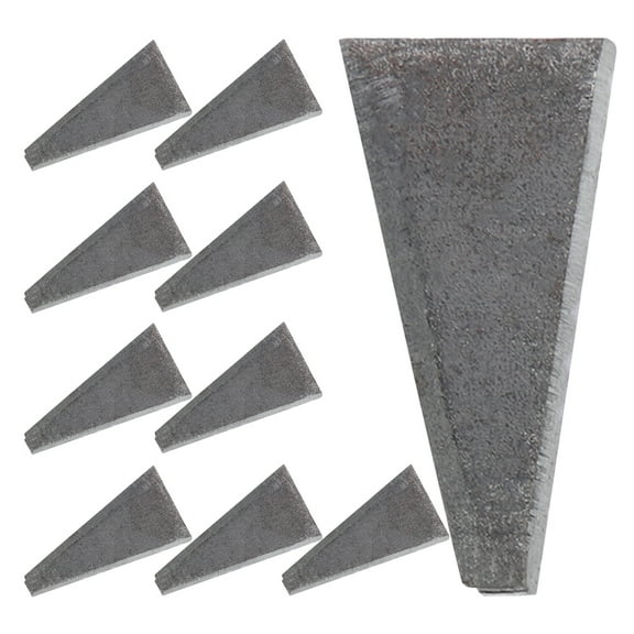 OUNONA 20pcs Triangle Wedge High Carbon Steel Axe Installation Accessories Fixing Metal Wedge for Outdoor Supplies