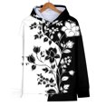 thumbnail image 4 of Bovemsi Sweatshirt for Women Retro Fashion Print Loose Large Sized Casual Long Sleeved Hoodie Comfort Hoodie, 4 of 9