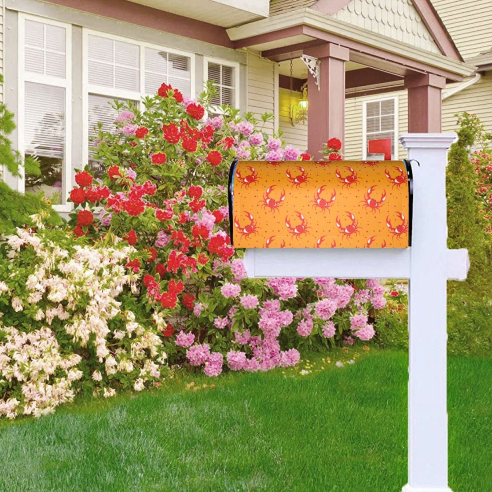 Kdxio Magnetic Mailbox Cover 21x18 in Mailbox Cover Outdoor Decoration Holiday Mailbox Covers for Home Garden Yard-21x18 in