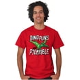 thumbnail image 4 of Funny Dino Puns Are Pterrible Joke Men's Graphic T Shirt Tees Brisco Brands S, 4 of 6