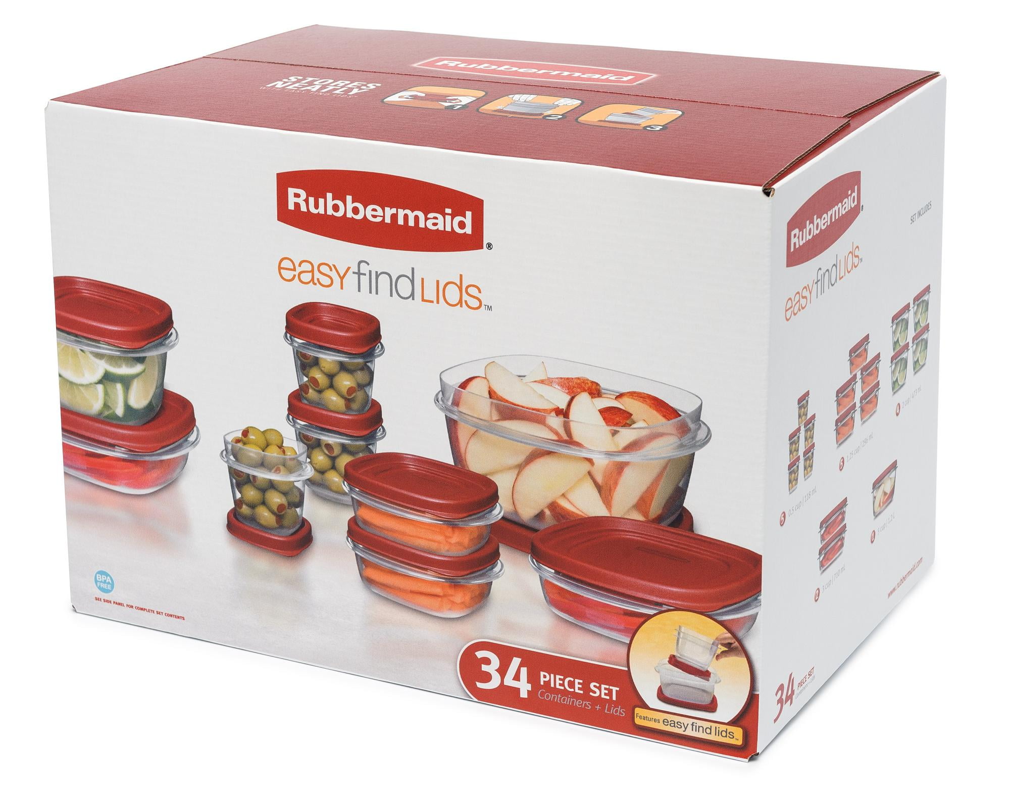 Rubbermaid 34pc Food Storage Container Set: Under $30 Right Now – SheKnows