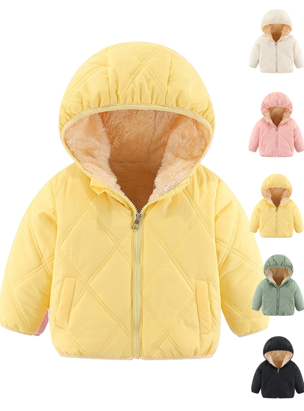 Toddler Baby Puffer Coat Little Boys Girls Down Jacket Kids Snowsuit