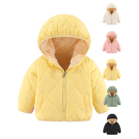 Toddler Baby Puffer Coat Little Boys Girls Down Jacket Kids Snowsuit Outwear 1-6 Years