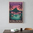 thumbnail image 6 of Inspirational Bora Bora Poster Retro Motivational Vintage Travel Wall Art for Bedroom Library Office Yoga Studio Print Poster, 6 of 8