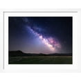 thumbnail image 2 of Art.com Landscape with Milky Way. Night Sky with Stars at Mountains. Photographic Print by Denis Belitsky, White Frame Wall Art, 40" x 32", 2 of 5