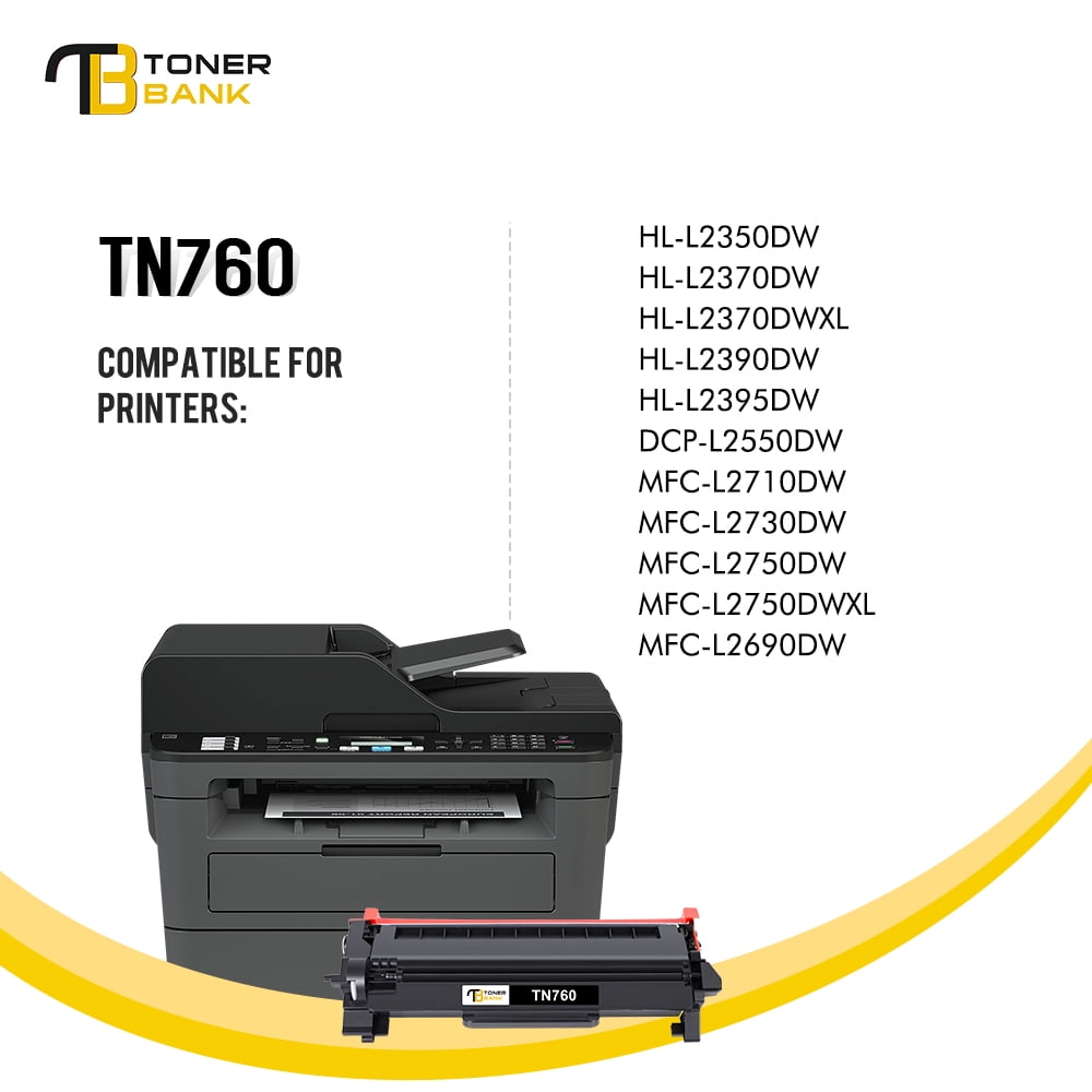  Replacement TN2410 Toner Cartridges Compatible for Brother TN  2410 TN2420 Toner Cartridge Work for Brother MFC-L2770DW MFC-L2750DW MFC-L2730DW  MFC-L2710DW Printers 1 Black Pack : Office Products
