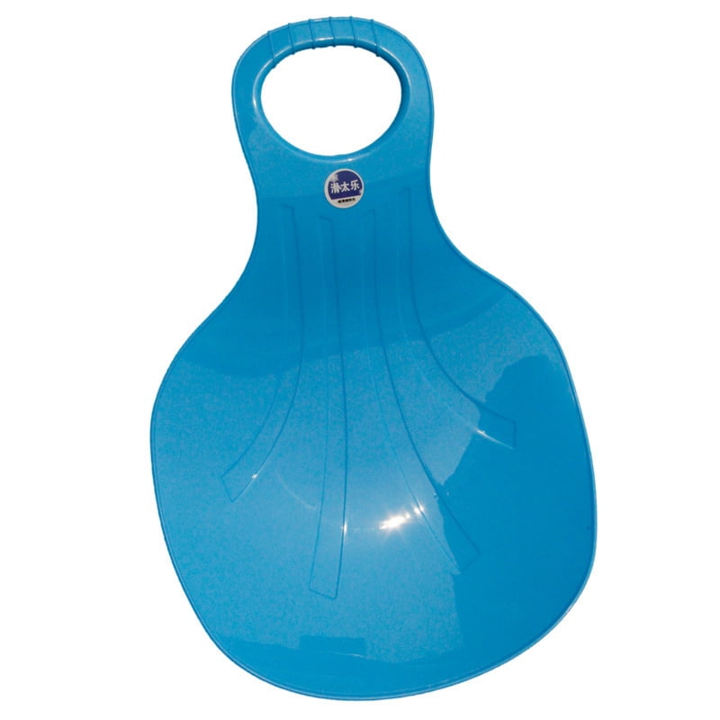 Kids Winter Snow Sled Boat Sledge Toboggan Glider Blue by
