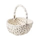 thumbnail image 1 of Cesta De Picnic Con Asas Cesta De Compras Portátil Para Despensa, Armario, Picnic, 19 Cm X 15 Cm X 21 Cm 19cmx15cmx21cm BLESIY Cesta tejida, 1 of 8