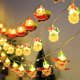 thumbnail image 4 of Cadena de luces LED para decoración navideña, 2 m/3 m, Papá Noel, muñeco de nieve, árbol de Navidad para el hogar, suministros para ventana de Año Nuevo, 4 of 5