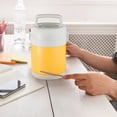 thumbnail image 3 of mtvxesu Lunch Box, 1600ml Portable Lunch Box 304 Stainless Steel Insulated Lunch Jar 3 Layer Pot Rice Bucket Adult Bucket Lunch Box for Outdoor Lunch Boxes for Men Lunch Box Containers Clearance, 3 of 4