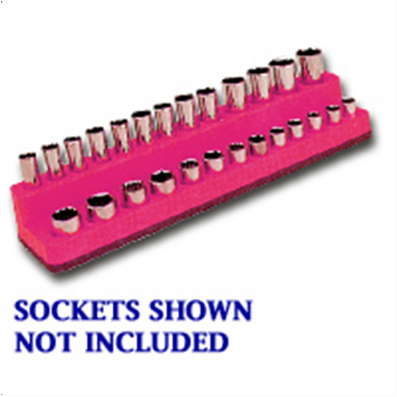 Mechanics Time Savers 722 1/4" Drive Pink 4 to 14 mm Socket Holder