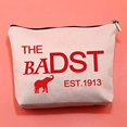 thumbnail image 4 of Zuo Bao DST Sorority Makeup Bag DST Sorority Cosmetic Bag The BADST EST.1913 Gift Delta Women Girl, 4 of 6