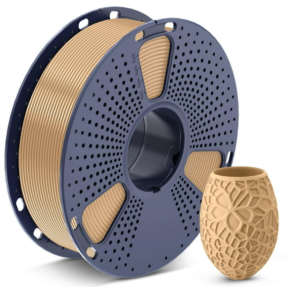 Filamento para impresora 3D SUNLU PLA de 1,75 mm, bobina de 1 kg, color madera