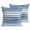 Blue, variant on Throw Pillow Covers 18x18 Inch Set of 2 Ombre Grey Stripe Decorative Pillows Cushion Case Soft Square Pillowcases Geometric Design Throw Pillows for Couch Sofa Bed Chair Home Decor