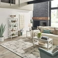 thumbnail image 6 of ClosetMaid X Frame Living Room Accent Coffee Table with Shelf, White, 6 of 7