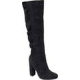 thumbnail image 1 of Women's Journee Collection Vivian Wide Calf Knee High Boot Black Microsuede 6.5 M, 1 of 6