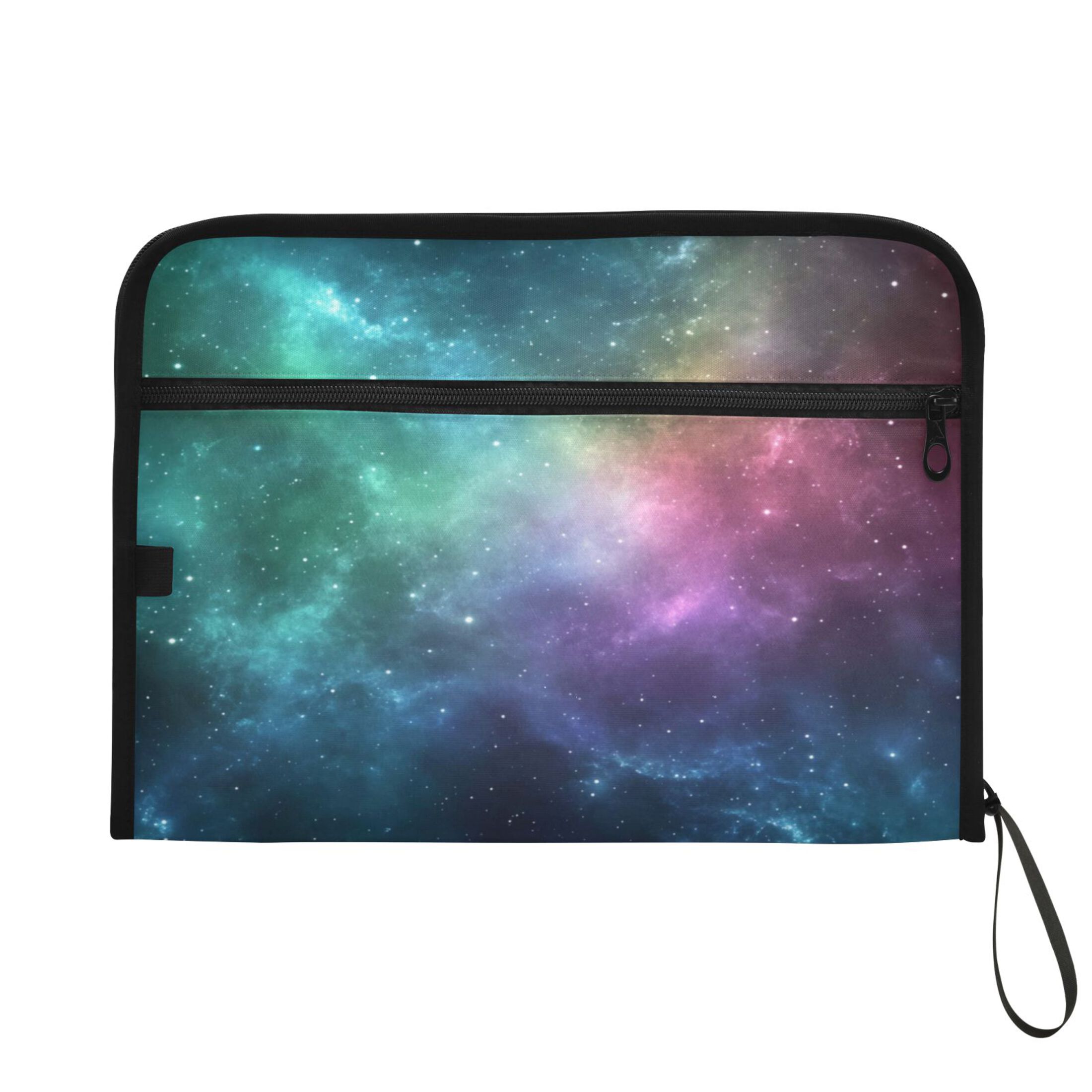 WOBOGO Deep Outer Space Expanding File Folder Letter Size Accordion Filing Organizer 13 Pocket Separate Organ Pocket