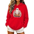 thumbnail image 3 of Jsaierl Halloween Sweatshirts Women Spooky Ghost Graphic Pullover Hoodies Soft Going Out Long Sleeve Sweater Tops Halloween Costumes, Sizes S-2XL, 3 of 6