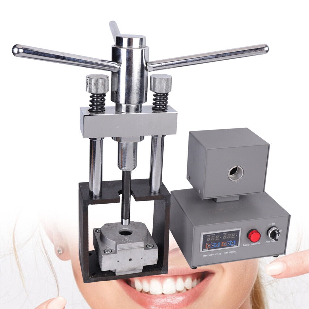 Miumaeov Dental Flexible Denture Machine 110V 400W Laboratory Equipment Dentistry Injection System Digital Display