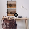 thumbnail image 4 of Stupell Industries Scattered Bison & Farmland Animals & Insects Painting Gray Floater Framed Canvas Art Print Wall Art, 21 x 17, Set of 2, 4 of 10