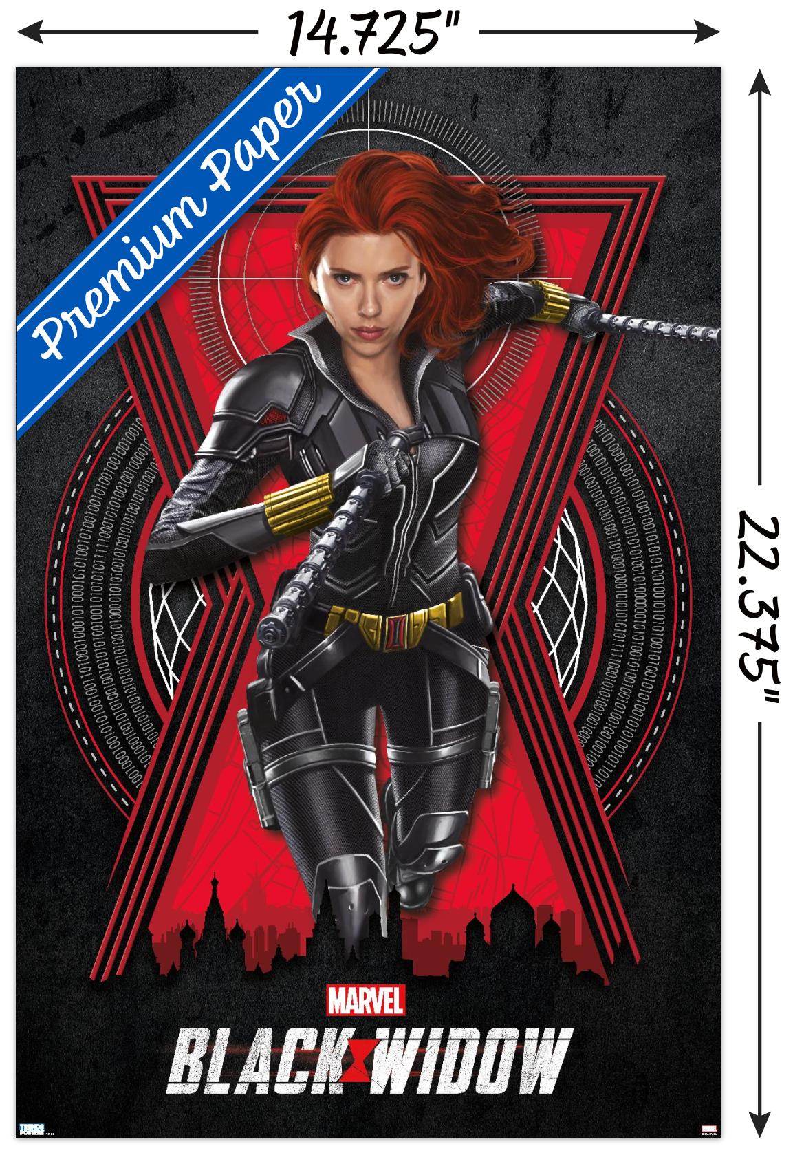 Marvel Cinematic Universe - Black Widow - Run Wall Poster, 14.725" x 22.375"
